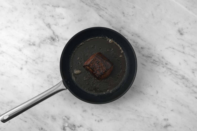 Steak braten