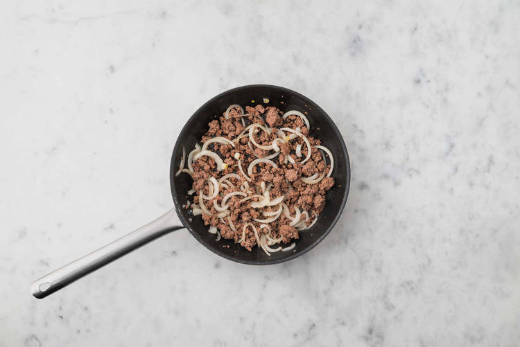 Hackfleisch anbraten