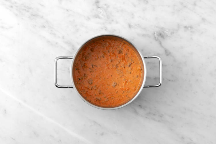 Sauce vollenden