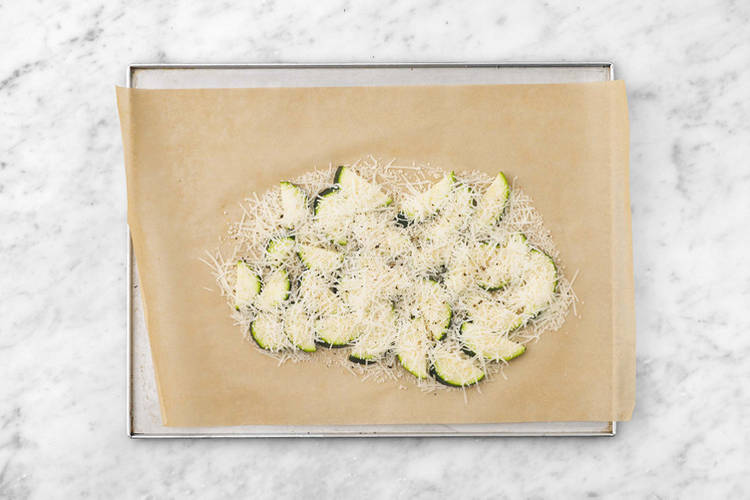 Zucchini rösten