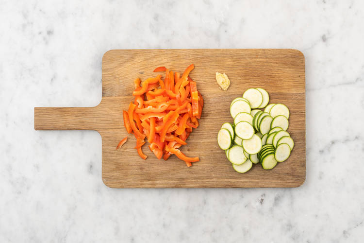 Prep the veggies