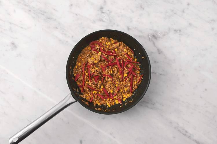 Cook the veggie mince