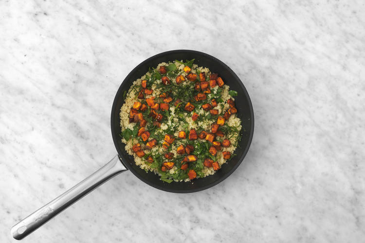 Cook the couscous
