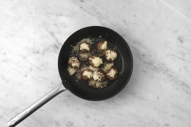 Cook the haloumi