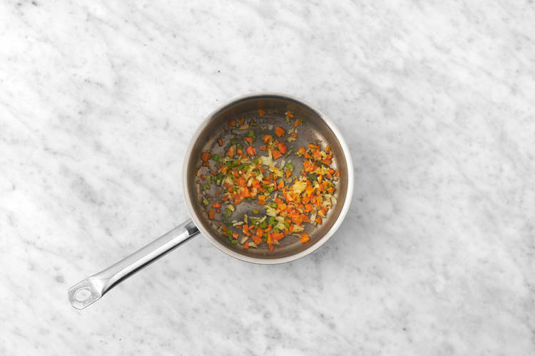 Cook veggies