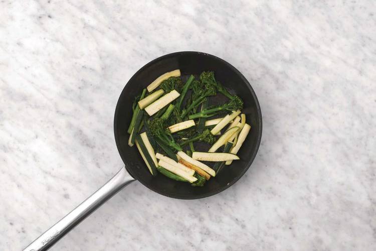 Cook the greens