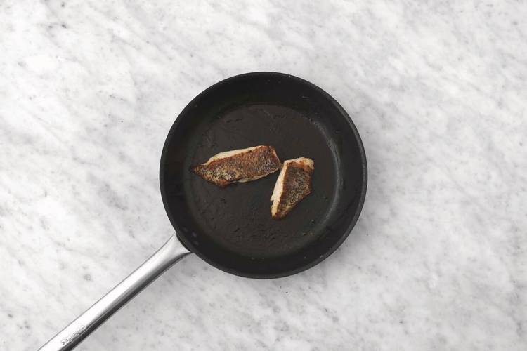 Cook the salmon