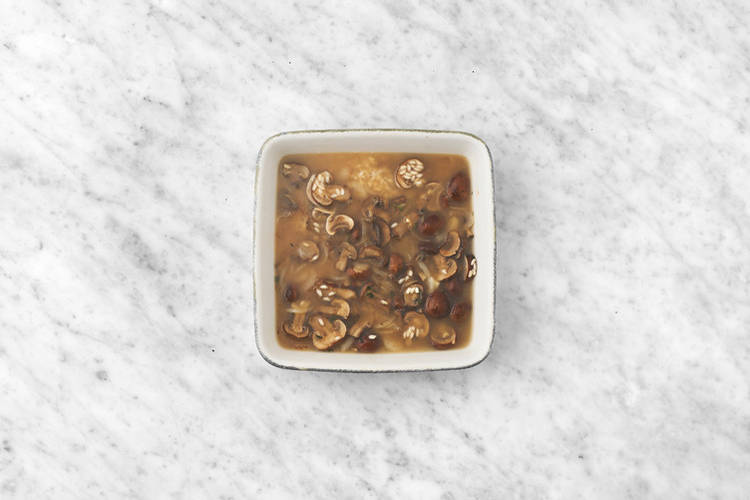 Bake the risotto