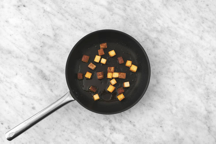 Cook the tofu