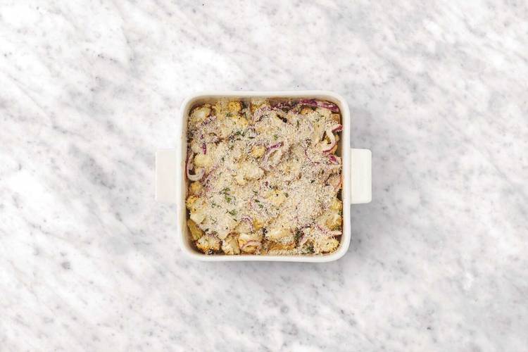 Bake the creamy thyme gratin