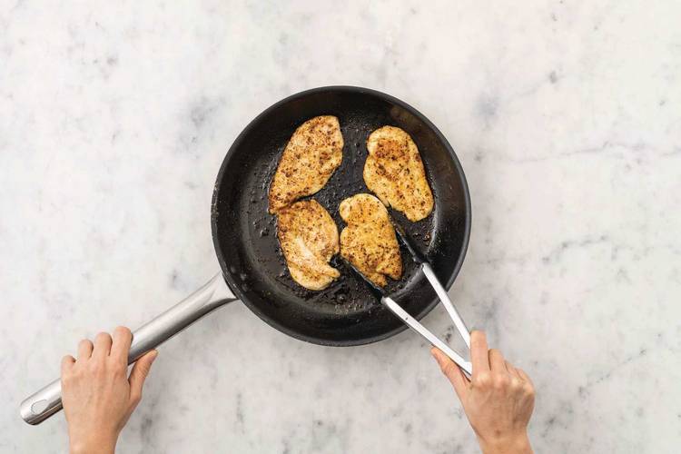 Cook the chicken