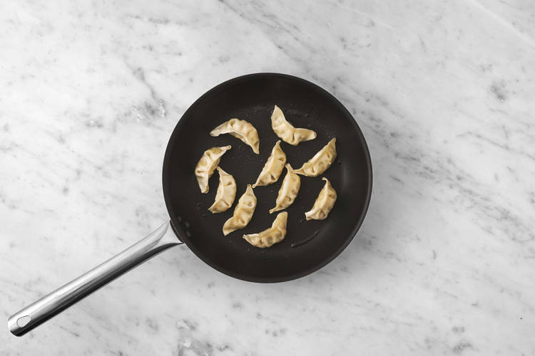 Warm the Gyozas