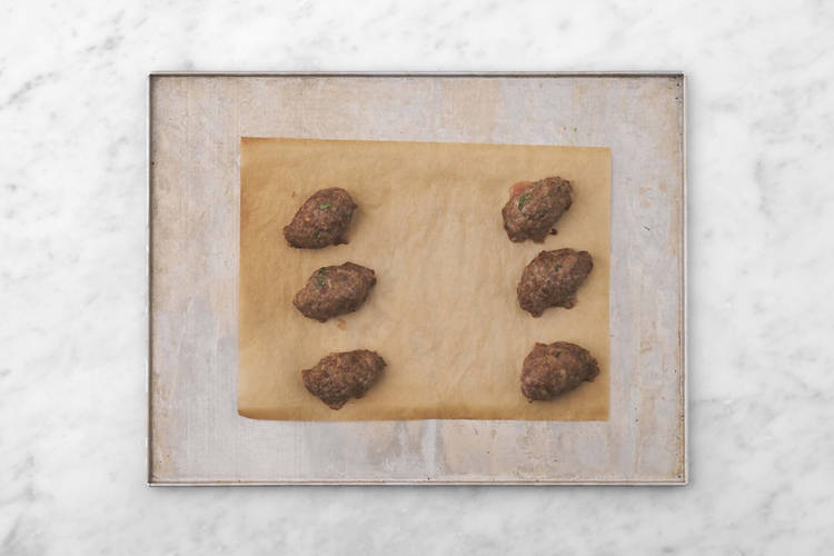 Bake Beyond Meat® koftas