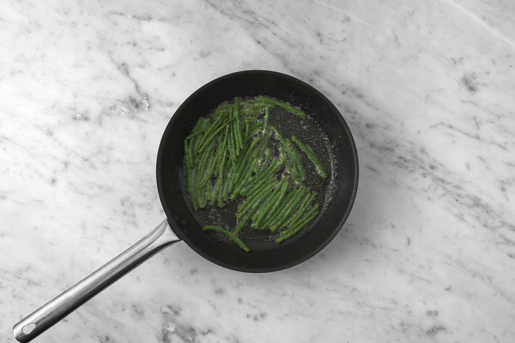 Cook green beans