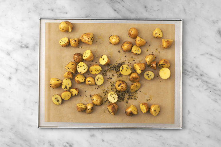Bake chat potatoes