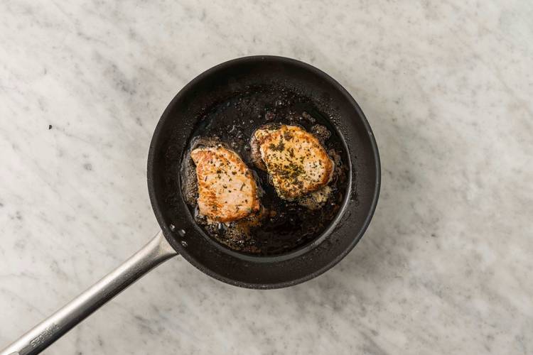 Cook the pork