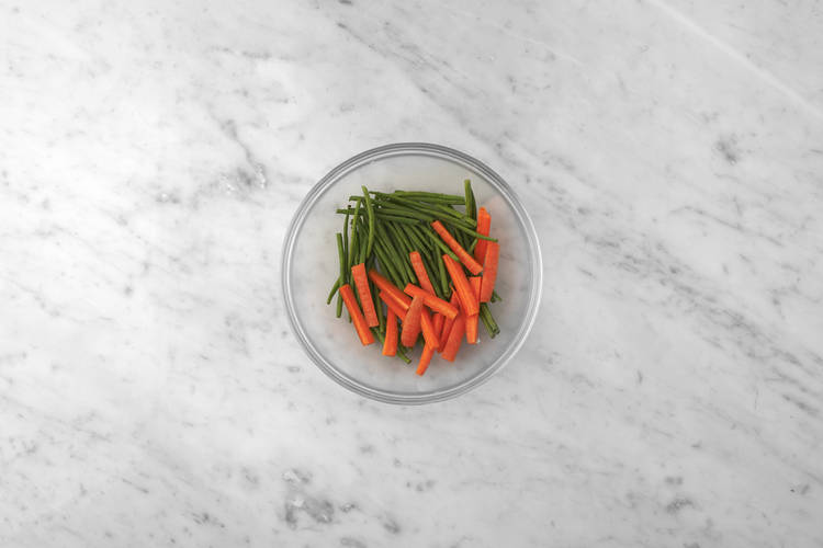 Steam the veggies