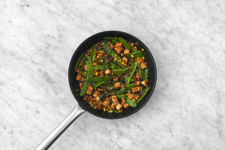 Cook the tofu