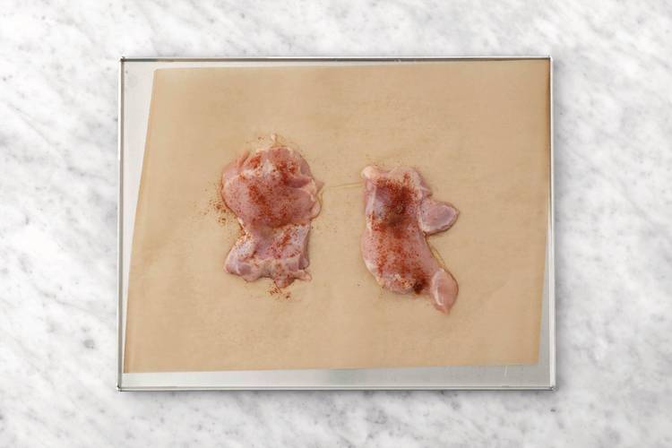 Bake the chicken
