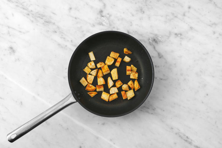Make the croutons