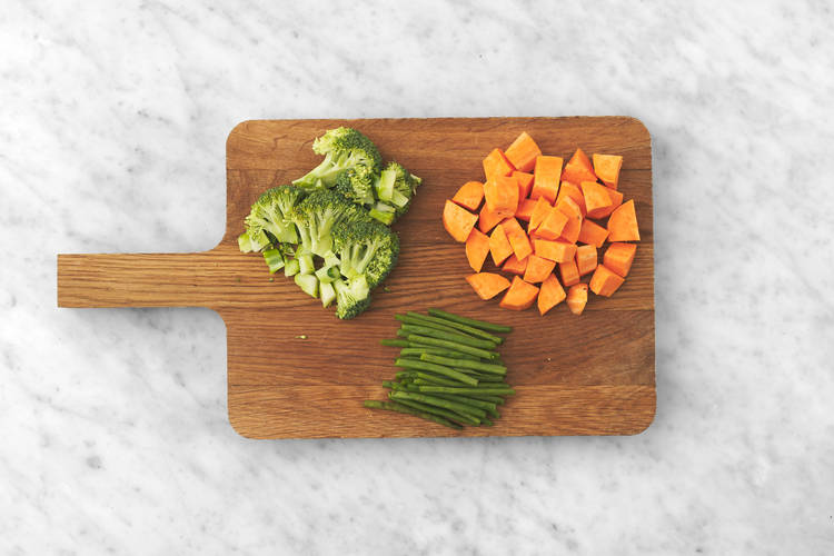 Prep the veggies 