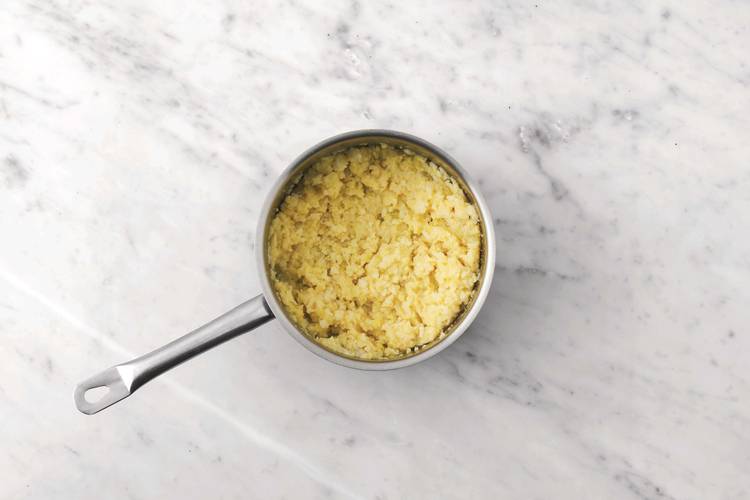 Make the mustardy mash