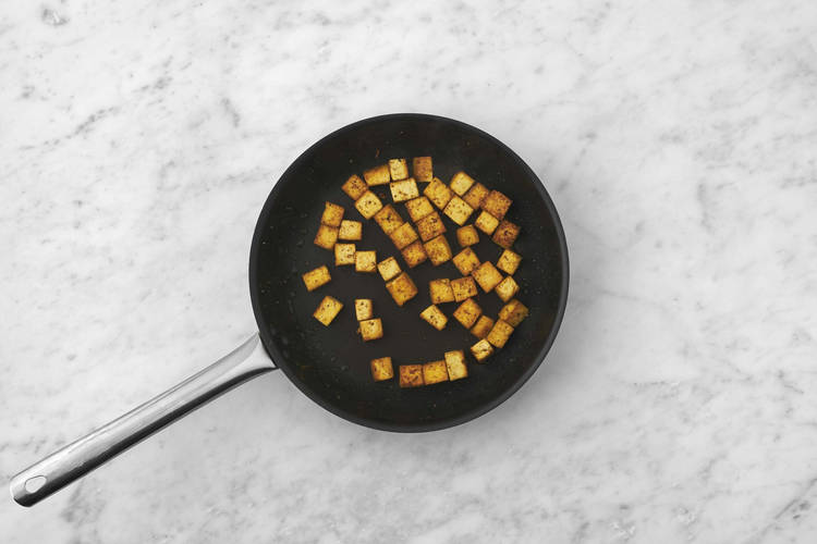 Tofu anbraten