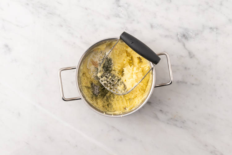 Finish mashed potatoes