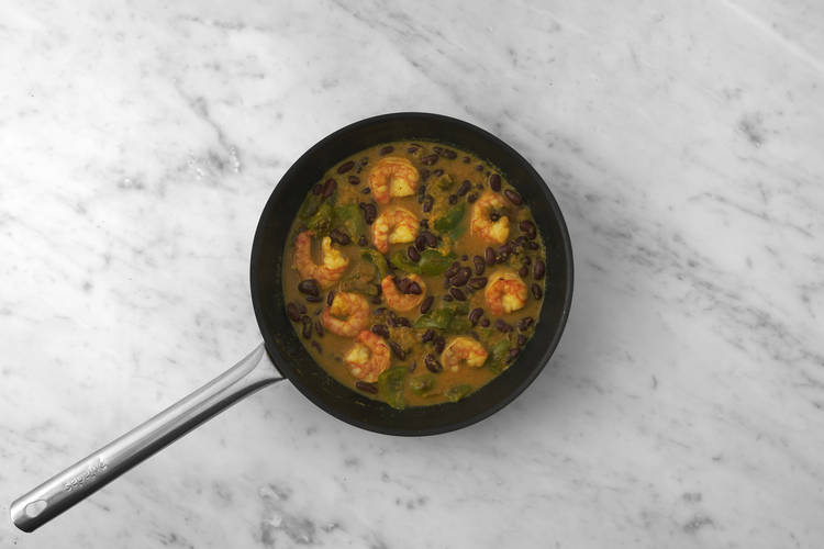 Add the Prawns