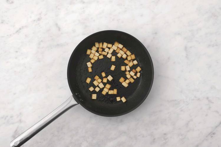 Cook the tofu