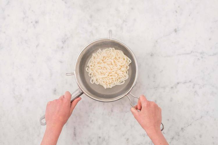 Cook the noodles