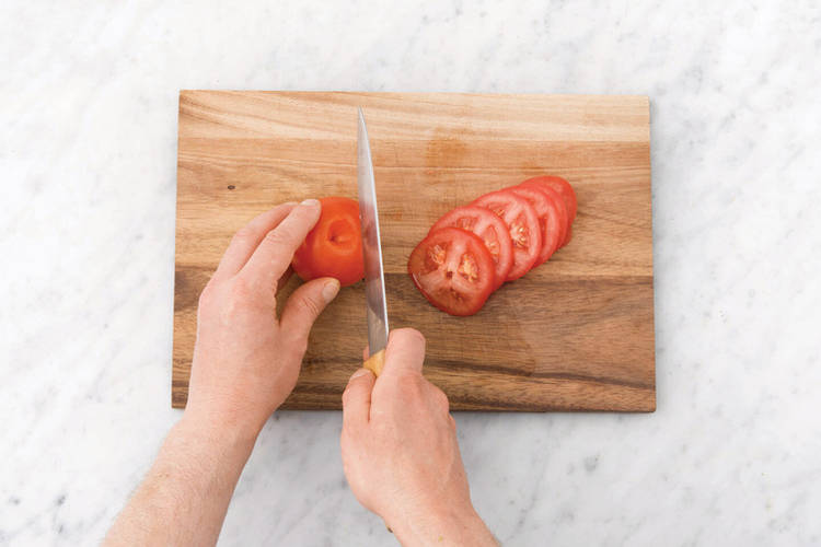 Prep the tomato