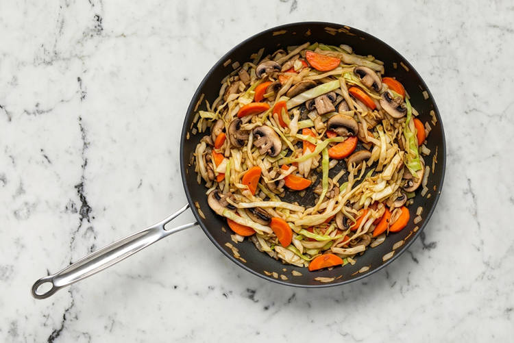 Cook veggies