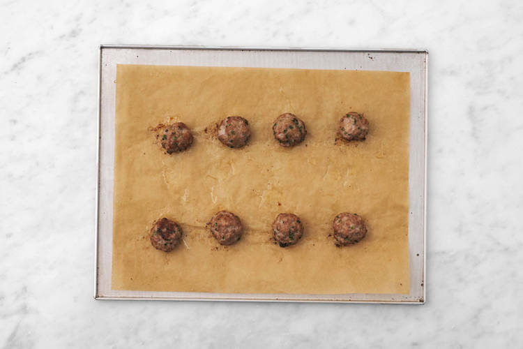 Rôtir les boulettes