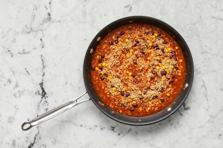 Finish Couscous & Mix Sauce