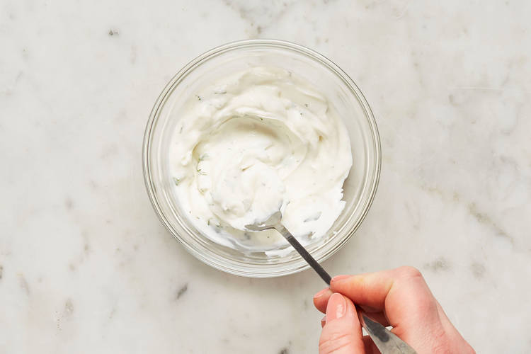 Mix Sauce & Season Steak