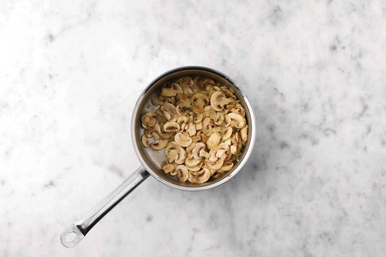 Cook the mushrooms