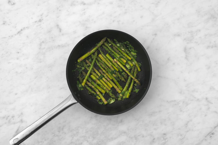 Cook the greens