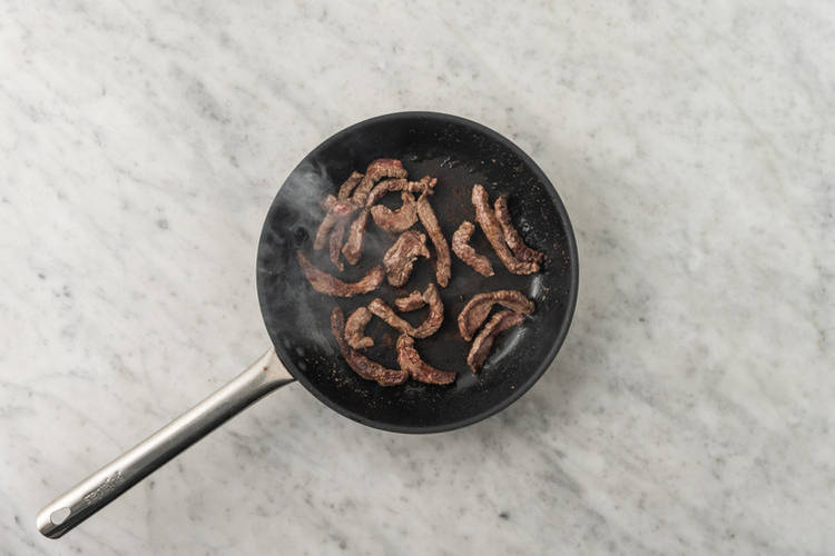 Cook the beef
