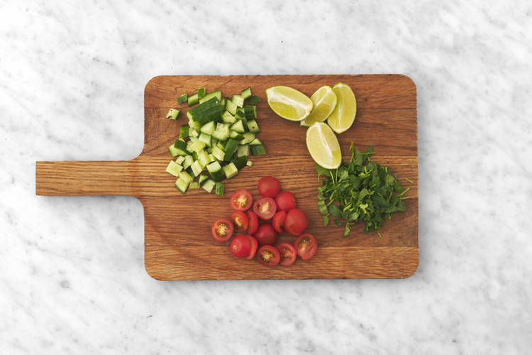 Forbered grønnsaker