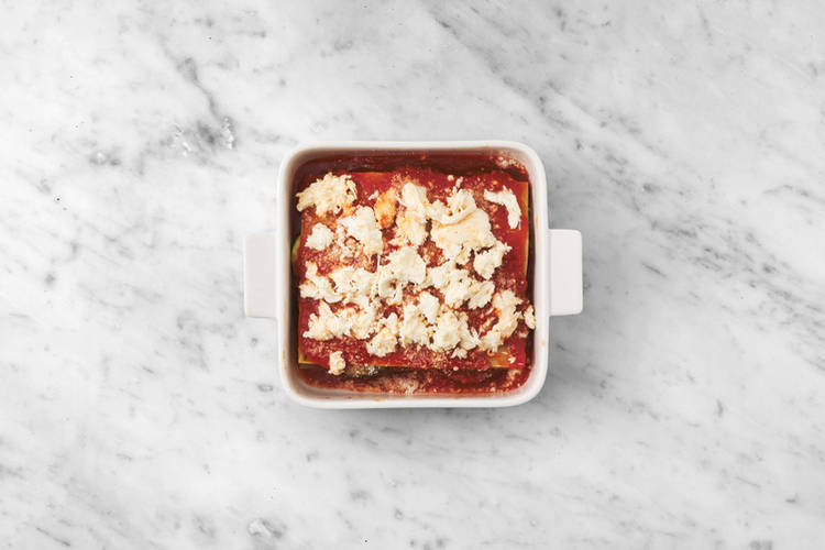 Förbered lasagne