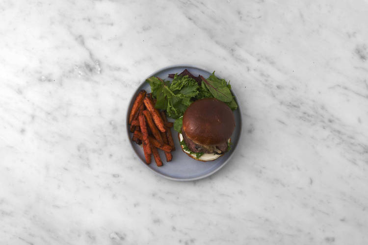 Un burger coi fiocchi