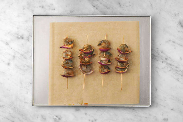 Skewer the Prawns 