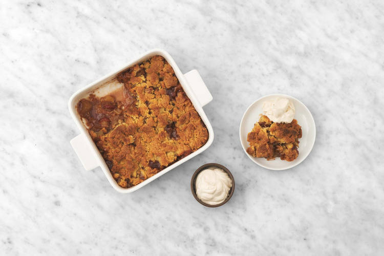 Crumble bakken