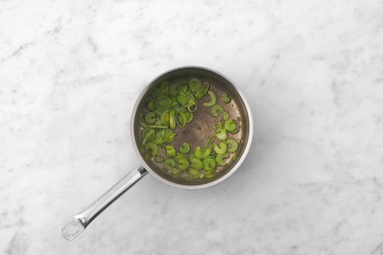 Cook the chicken, chorizo & veggies