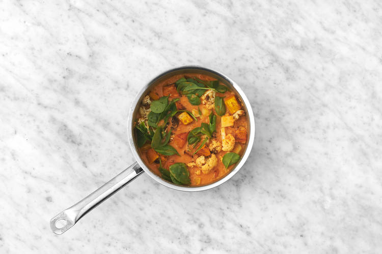 Finish the dhal