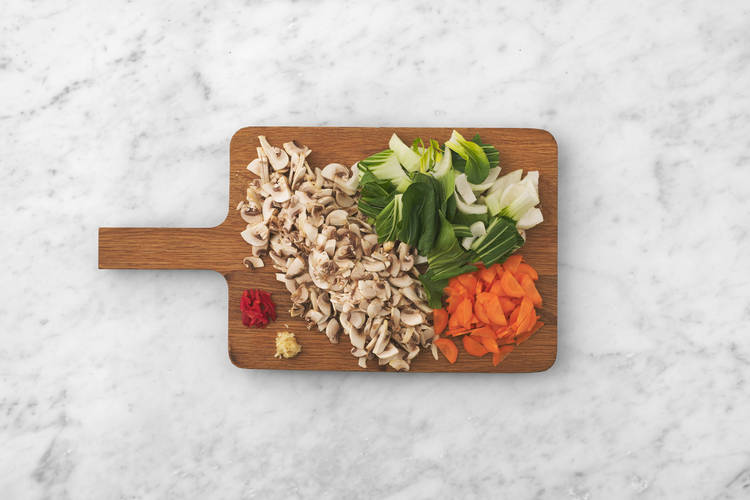 Prep the veggies