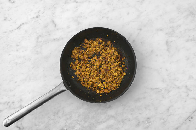 Cook the tofu