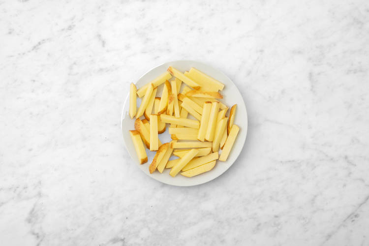 Bake the fries