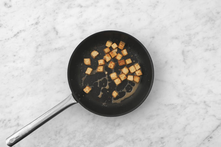 Cook the tofu